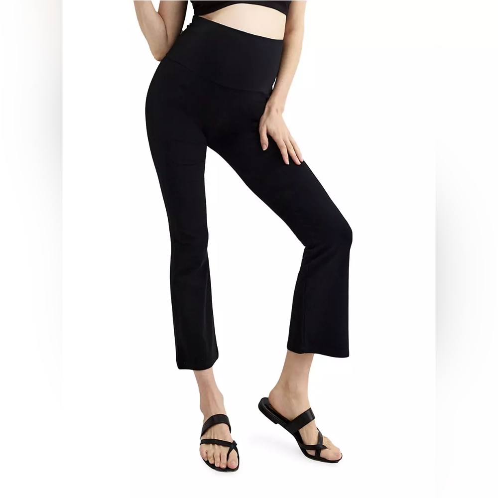 Hatch Cropped Flared black maternity legging Hatch size 1 (regular 2-4)